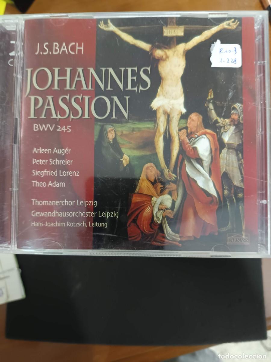 CDs de m&uacute;sica: 2 CD. BACH: JOHANNES PASSION. BWV 245. DIR: HANS-JOACHIM ROTZSCH. GEWANDHAUSORCHESTER LEIPZIG
