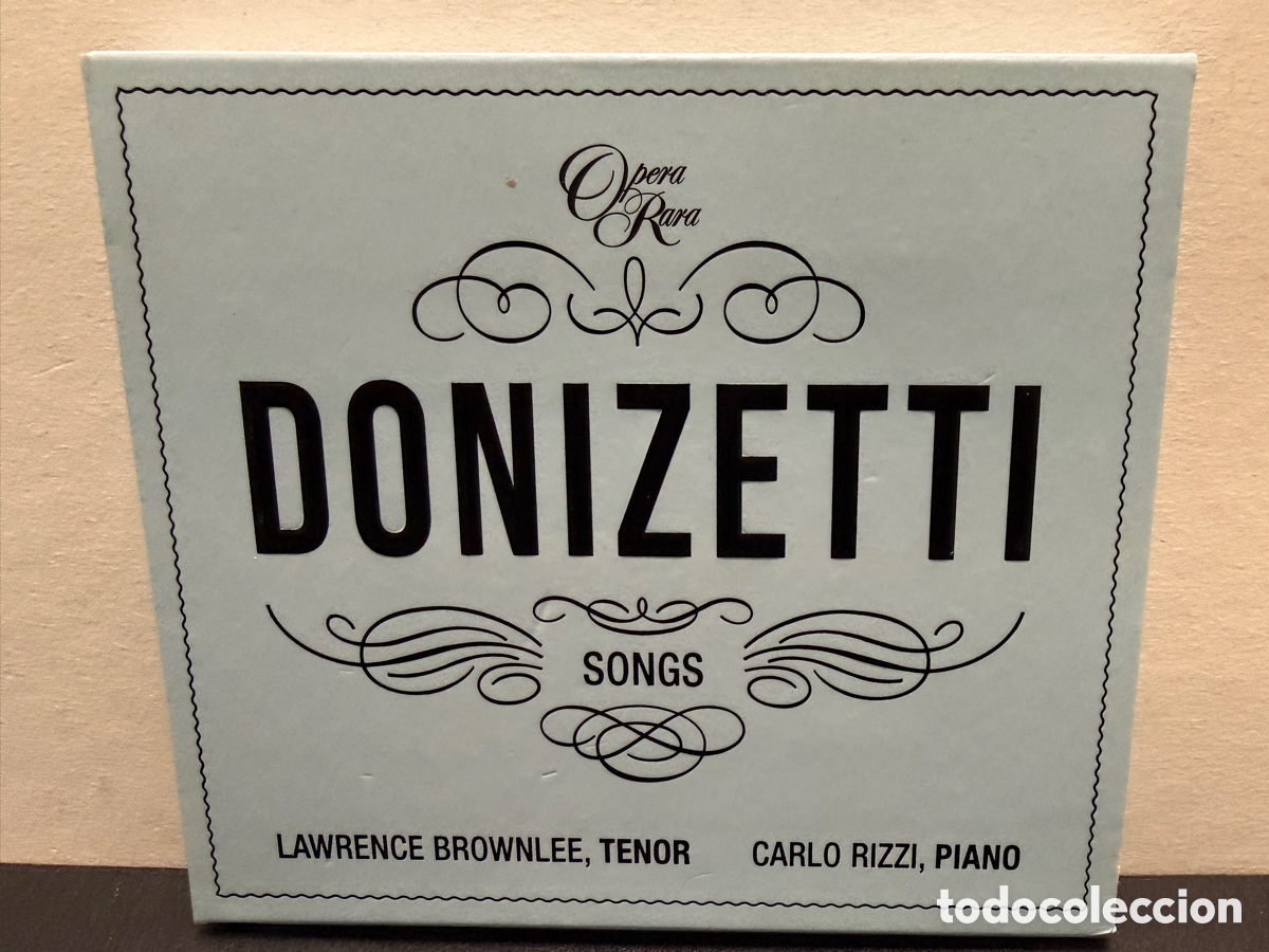 CDs de m&uacute;sica: Donizetti - Lawrence Brownlee, Carlo Rizzi - Songs Vol. 1 (CD)