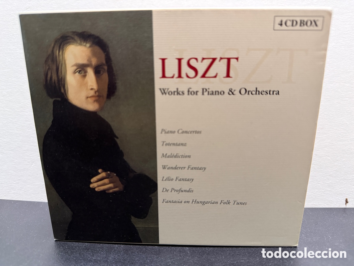 CDs de m&uacute;sica: Liszt - Works For Piano & Orchestra (4xCD)