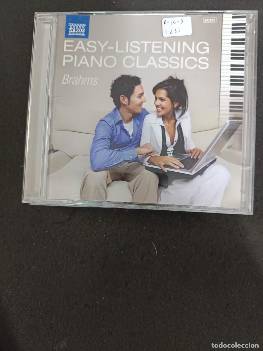 CDs de m&uacute;sica: 2 CD. BRAHMS. EASY-LISTENING PIANO CLASSICS