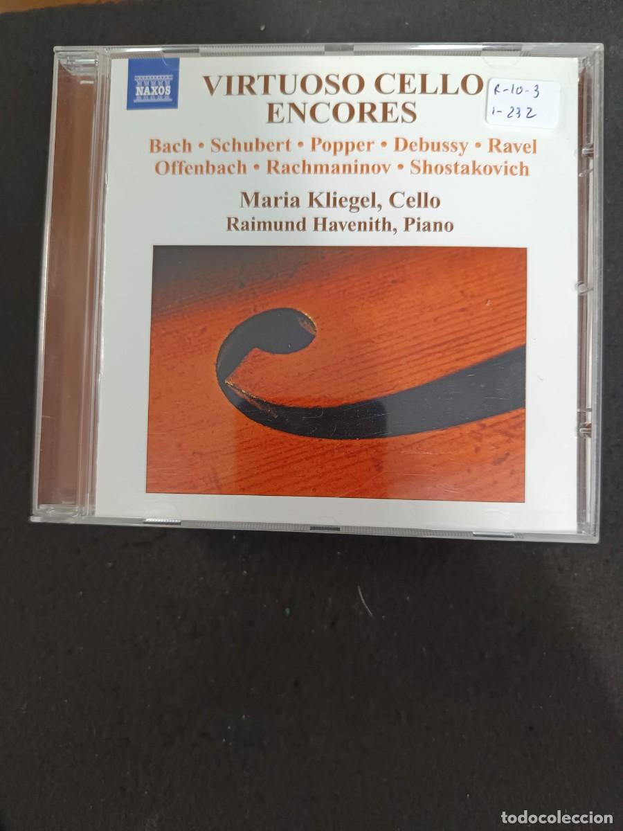 CDs de m&uacute;sica: VIRTUOSO CELLO ENCORES: BACH, SCHUBERT, POPPER, DEBUSSY, RAVEL, OFFENBACH, RACHMANINOV, SHOSTAKOVICH