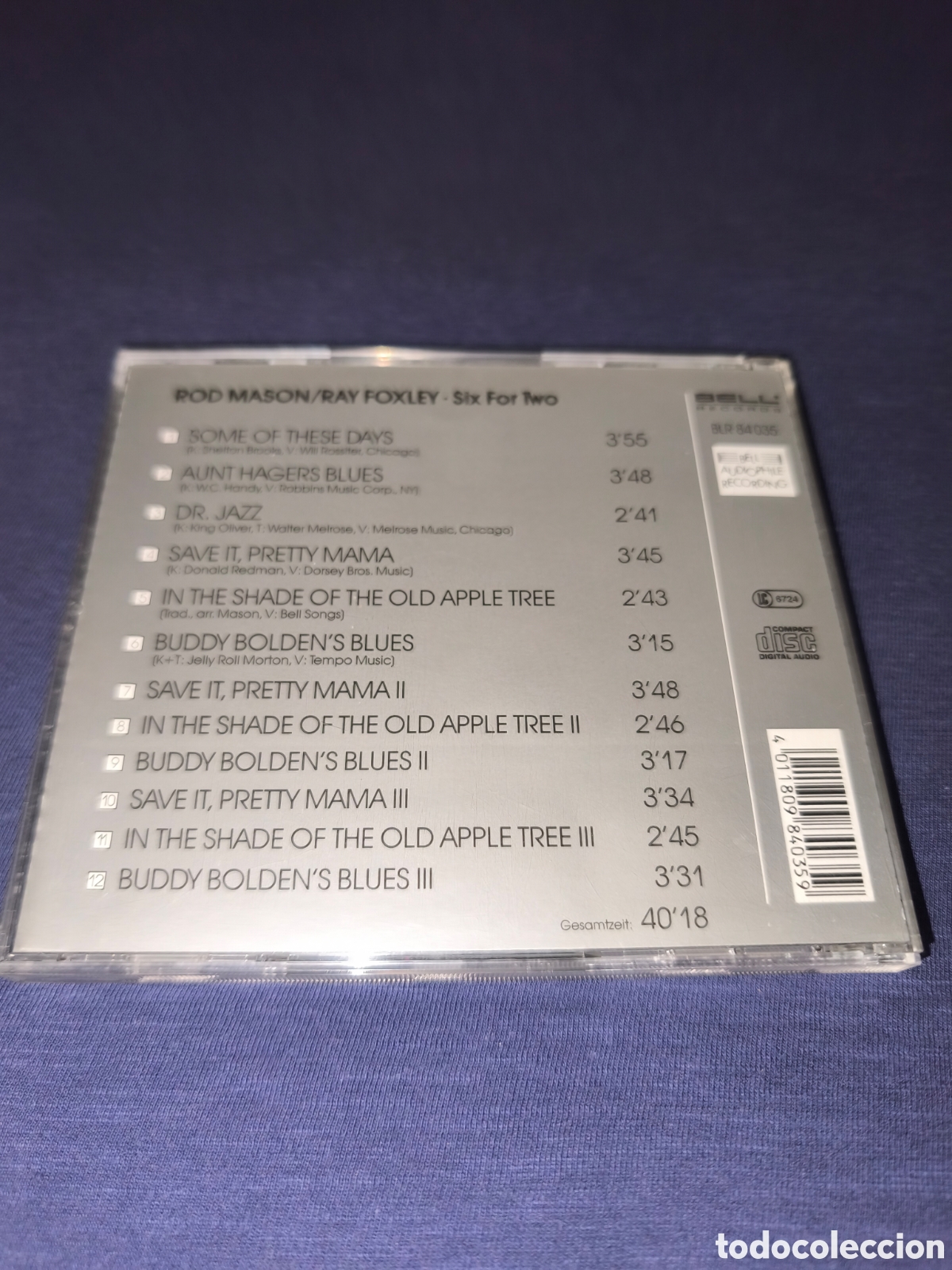 CDs de m&uacute;sica: Ray Foxley Rod Manson Six for Two - Foto 2