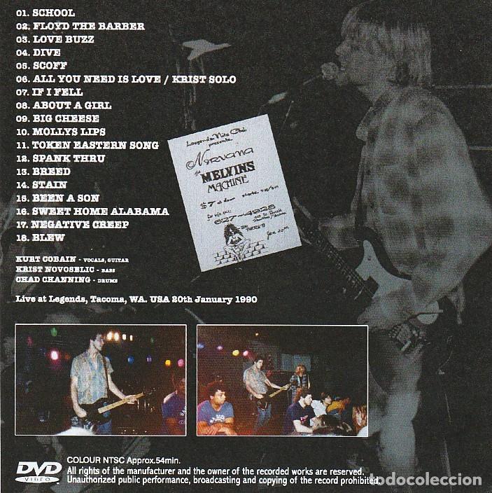 CDs de m&uacute;sica: DVD - NIRVANA - Live Tacoma 1990 - Foto 2