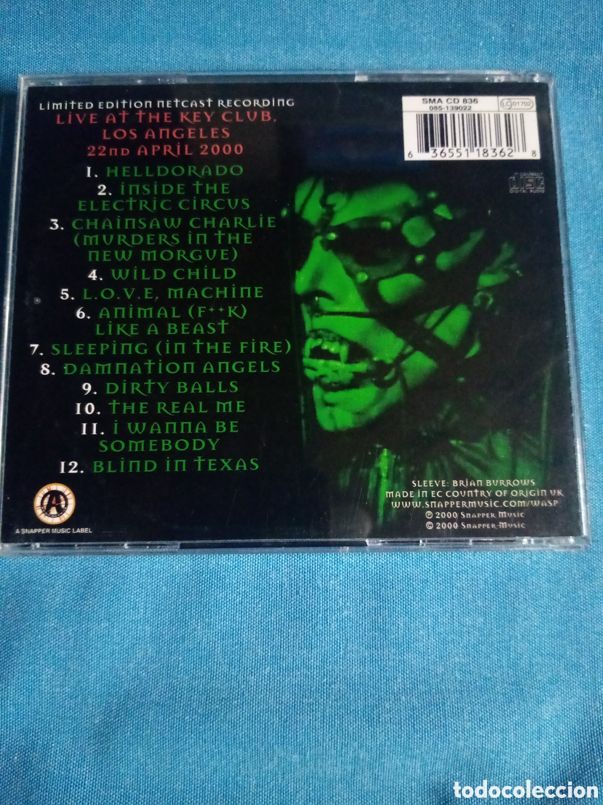 CDs de m&uacute;sica: CD W.A.S.P The Sting - Foto 2