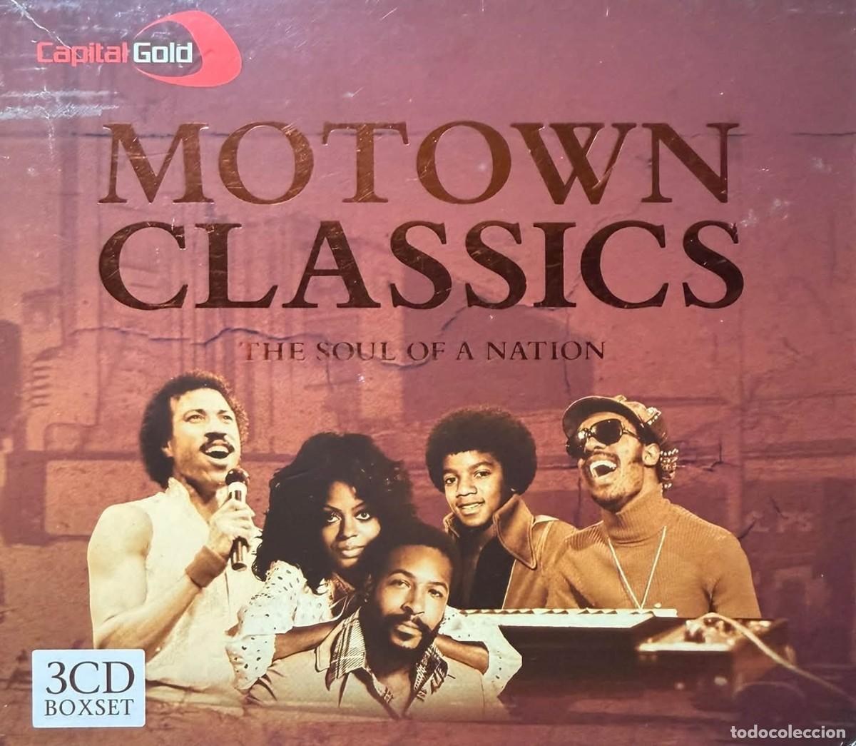 CDs de m&uacute;sica: The Soul of a nation - Motown Classics - Alb&uacute;m con 3 CD Boxset