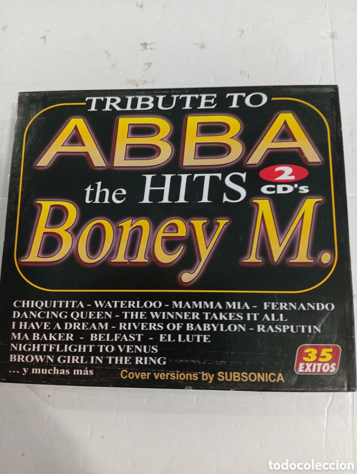 CDs de m&uacute;sica: Tribute to ABBA The Hits Bony M. 2 CDs 35 &eacute;xitos