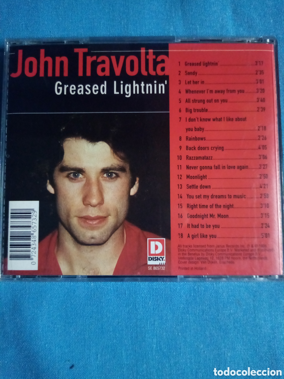 CDs de m&uacute;sica: CD JOHN TRAVOLTA greased lighnin - Foto 2