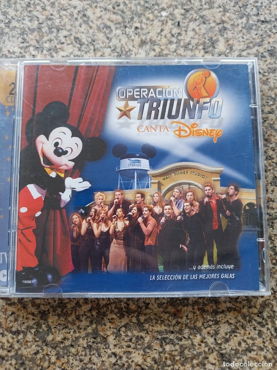 CDs de m&uacute;sica: CD -- OPERACION TRIUNFO -- CANTA DISNEY -- DOBLE CD --