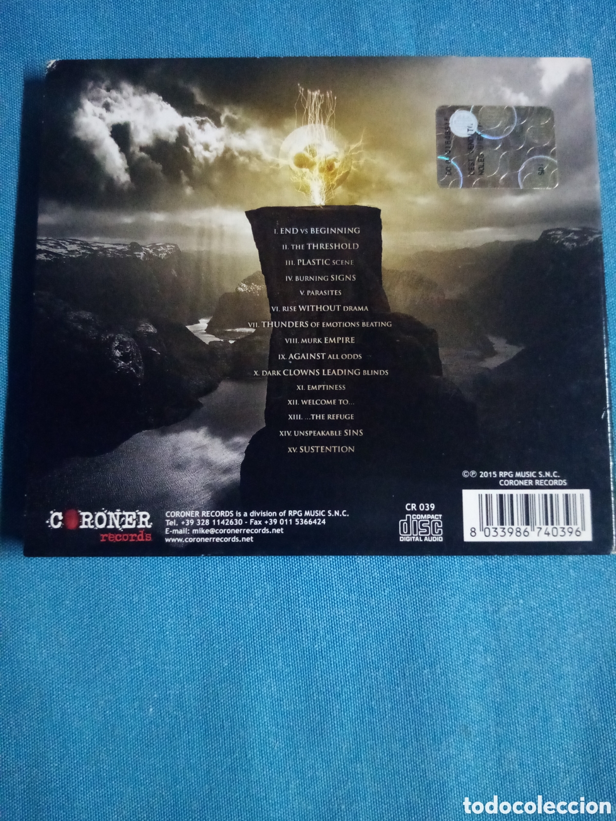 CDs de m&uacute;sica: CD RISE TO FALL end beginning - Foto 2