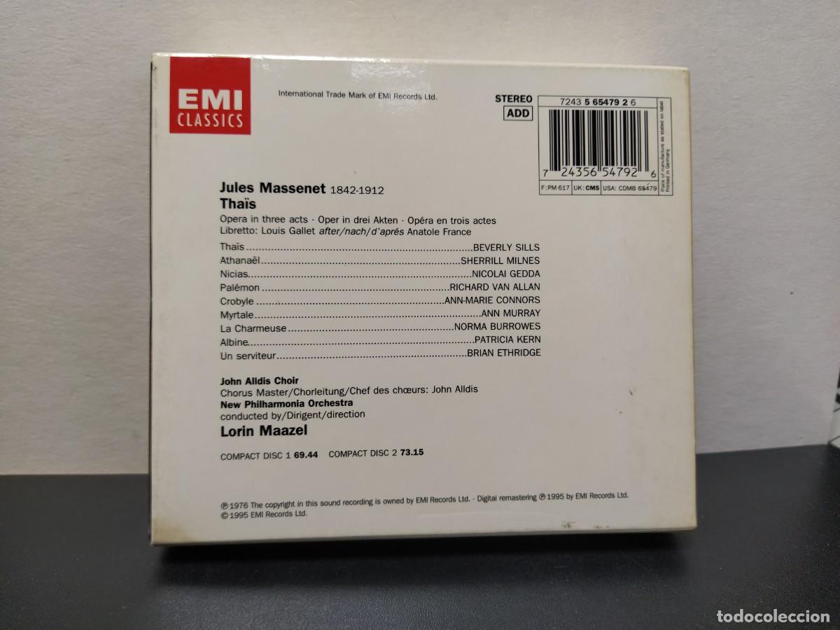 CDs de m&uacute;sica: Massenet - Maazel - Tha&iuml;s (2xCD) - Foto 2