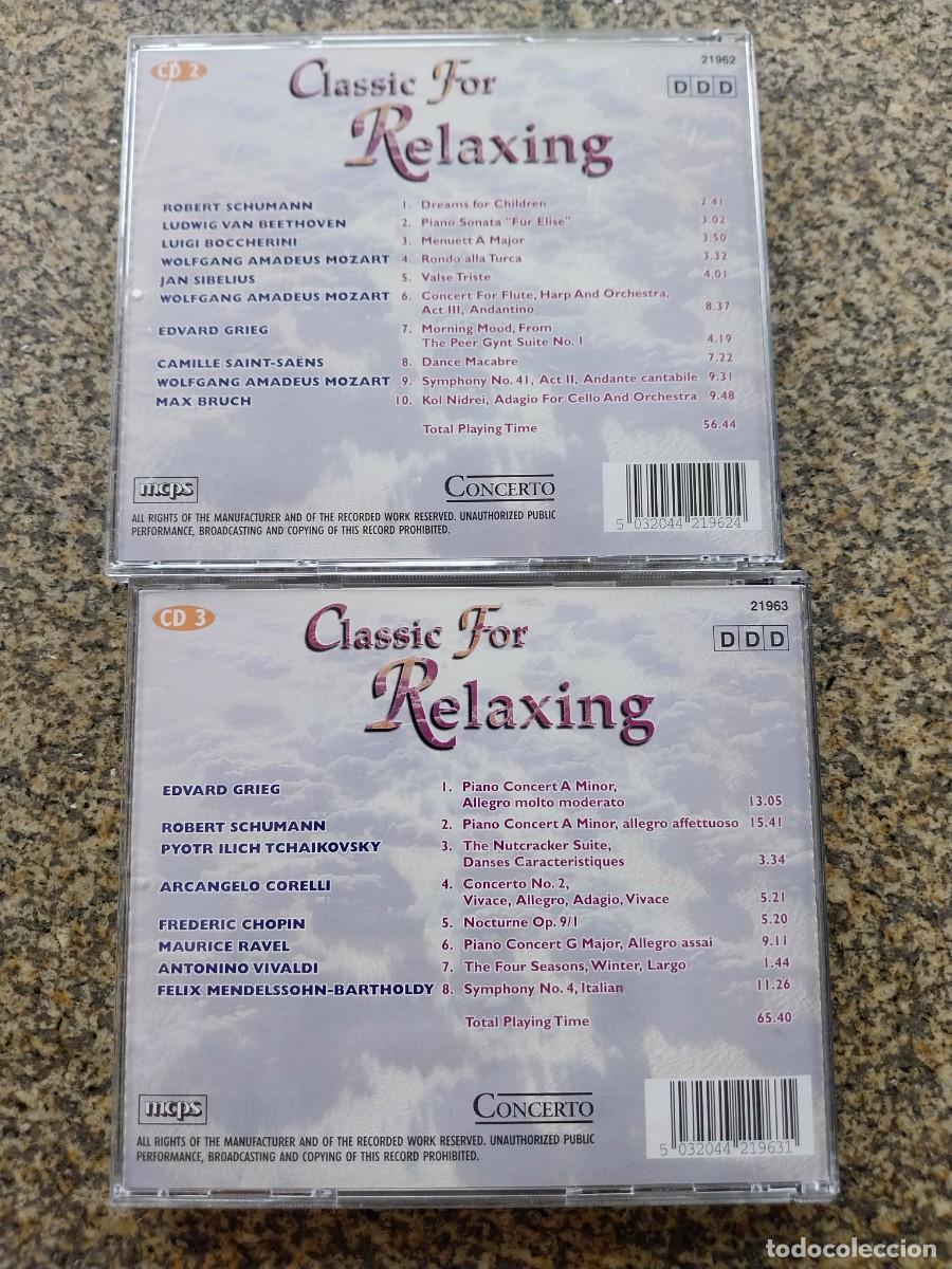 CDs de m&uacute;sica: CD -- CLASSIC FOR RELAXING -- TRES CDS -- - Foto 2