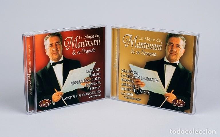 CDs de m&uacute;sica: [2 CDS]. MANTOVANI Y SU ORQUESTA. LO MEJOR DE MANTOVANI. RECOPILATORIOS.