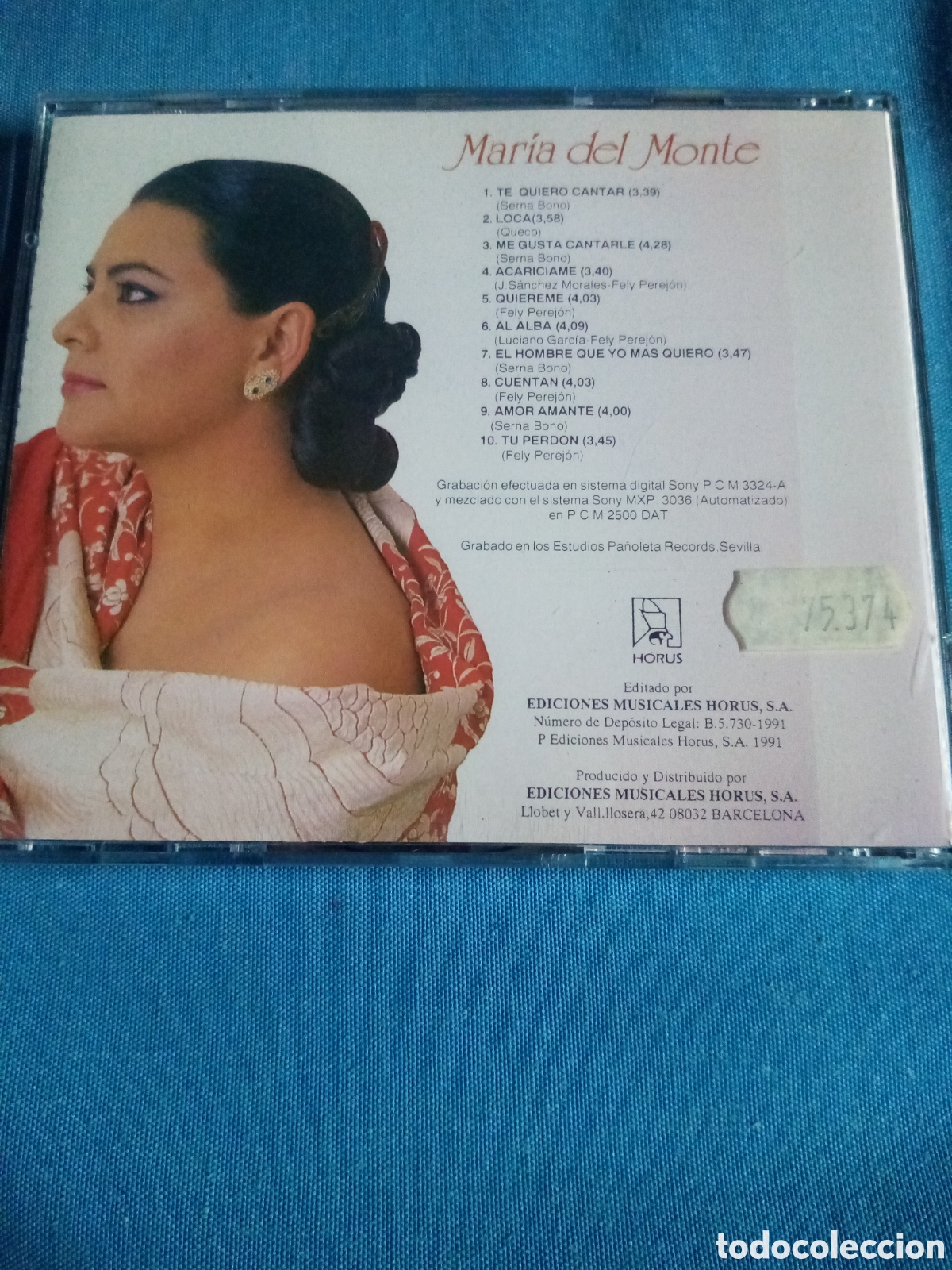 CDs de m&uacute;sica: CD MARIA DEL MONTE al alba - Foto 2