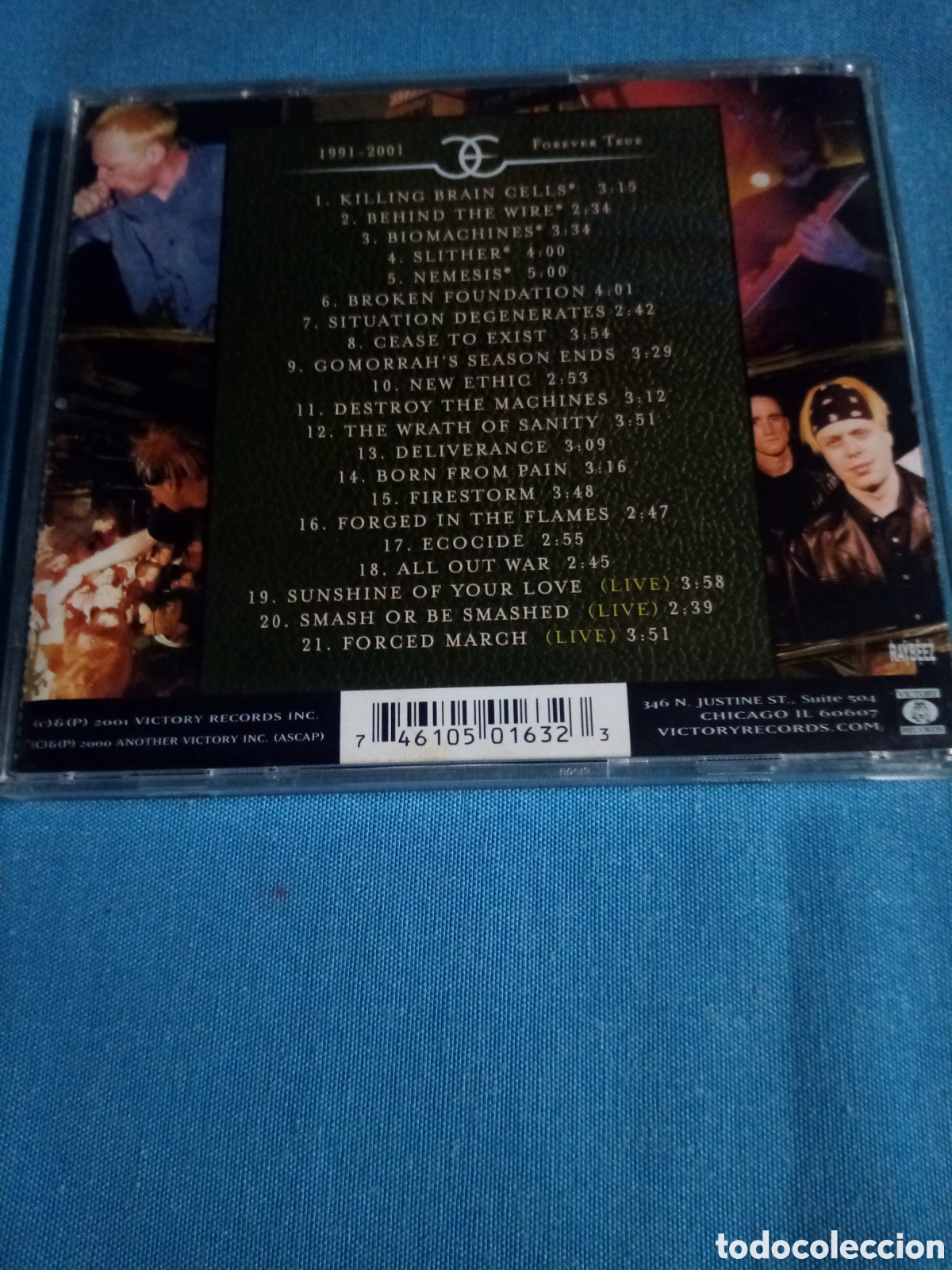 CDs de m&uacute;sica: CD EARTH CRISIS forever true 1991. 2001 - Foto 2