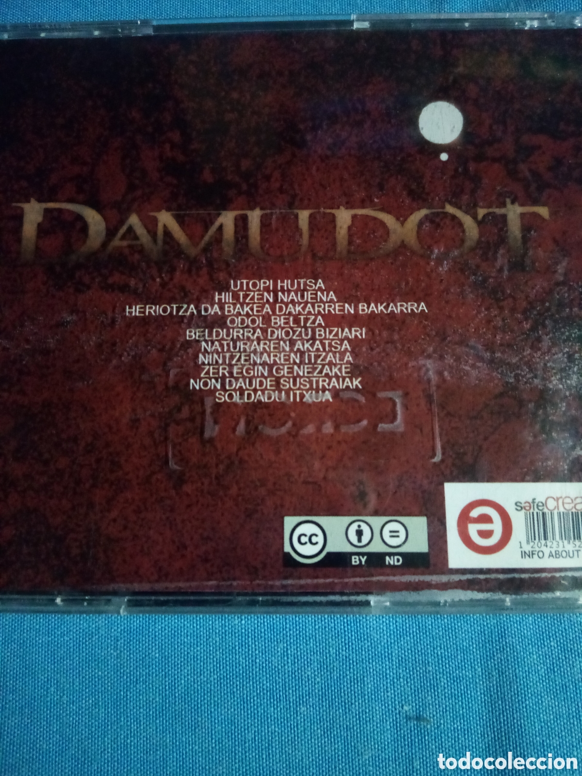 CDs de m&uacute;sica: CD DAMUDOT canciones en Euskera - Foto 2