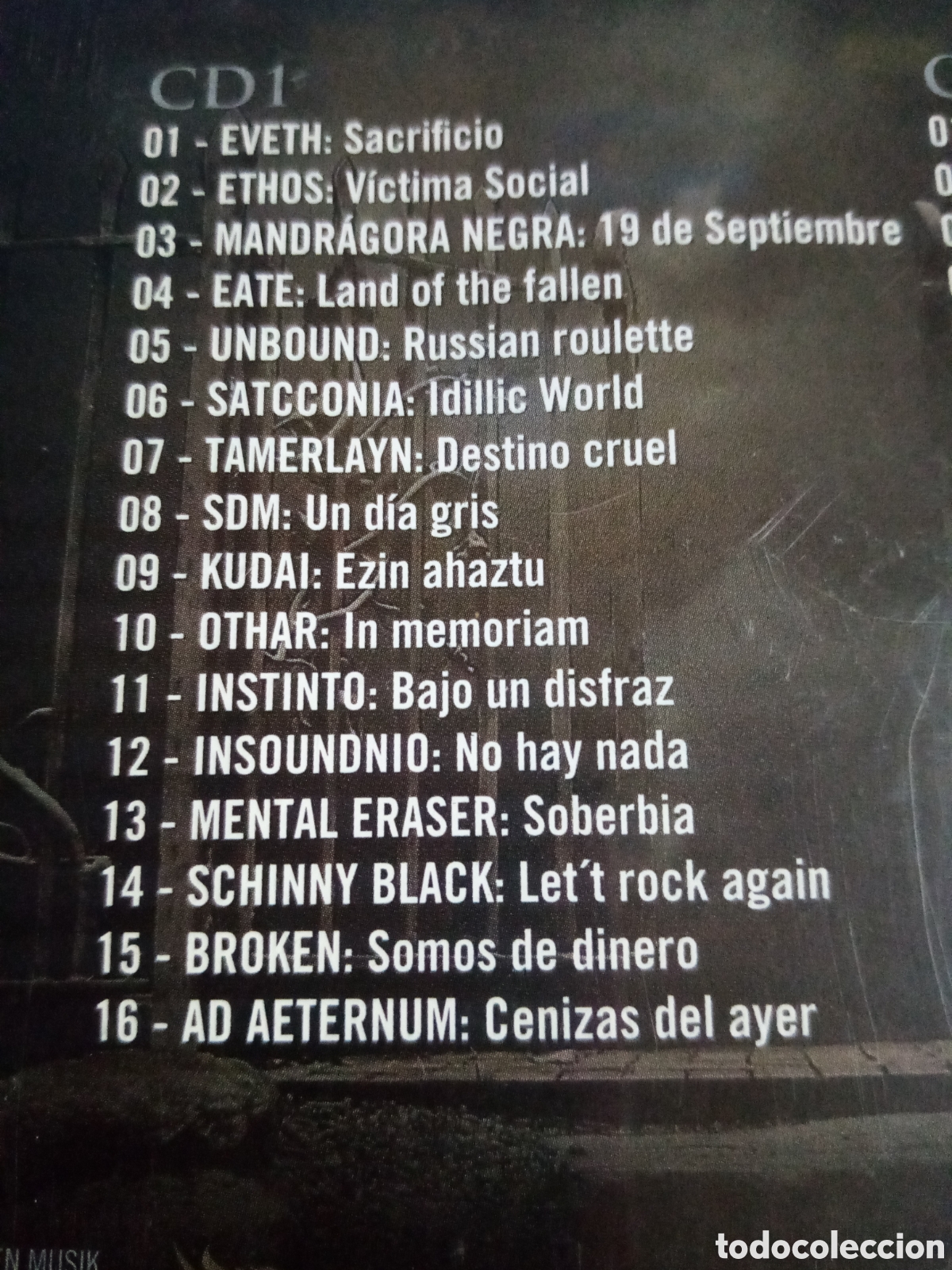 CDs de m&uacute;sica: DOBLE CD METAL NORTE - Foto 2