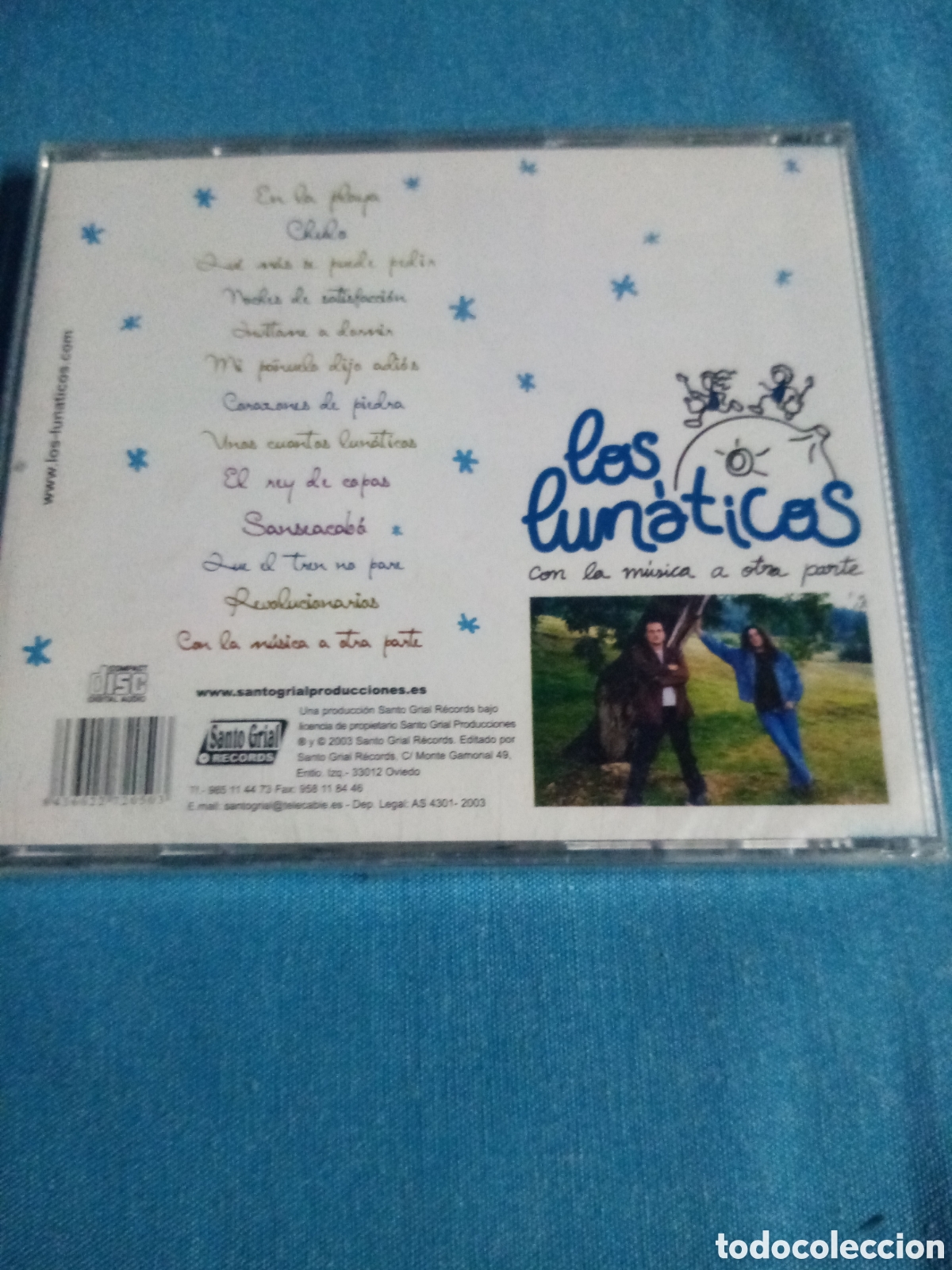 CDs de m&uacute;sica: CD PRECINTADO LOS LUN&Aacute;TICOS - Foto 2