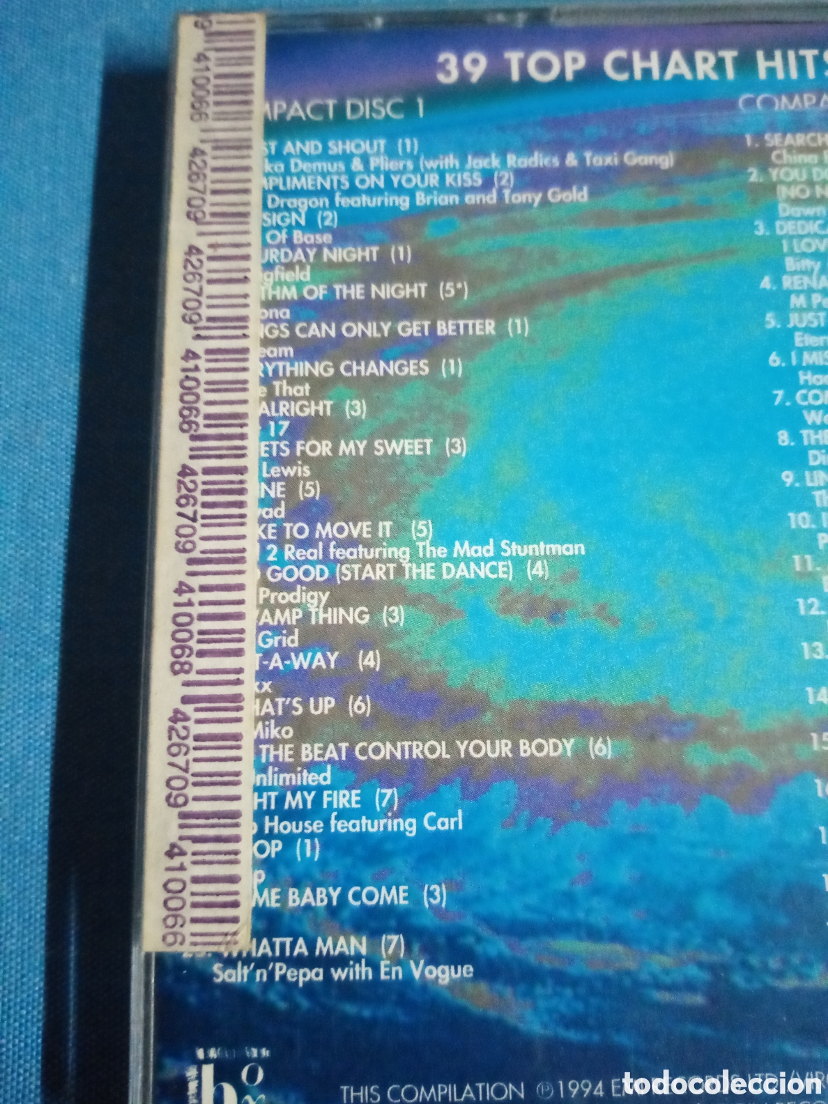 CDs de m&uacute;sica: CD DOBLE NOW 1994. 39 top - Foto 2