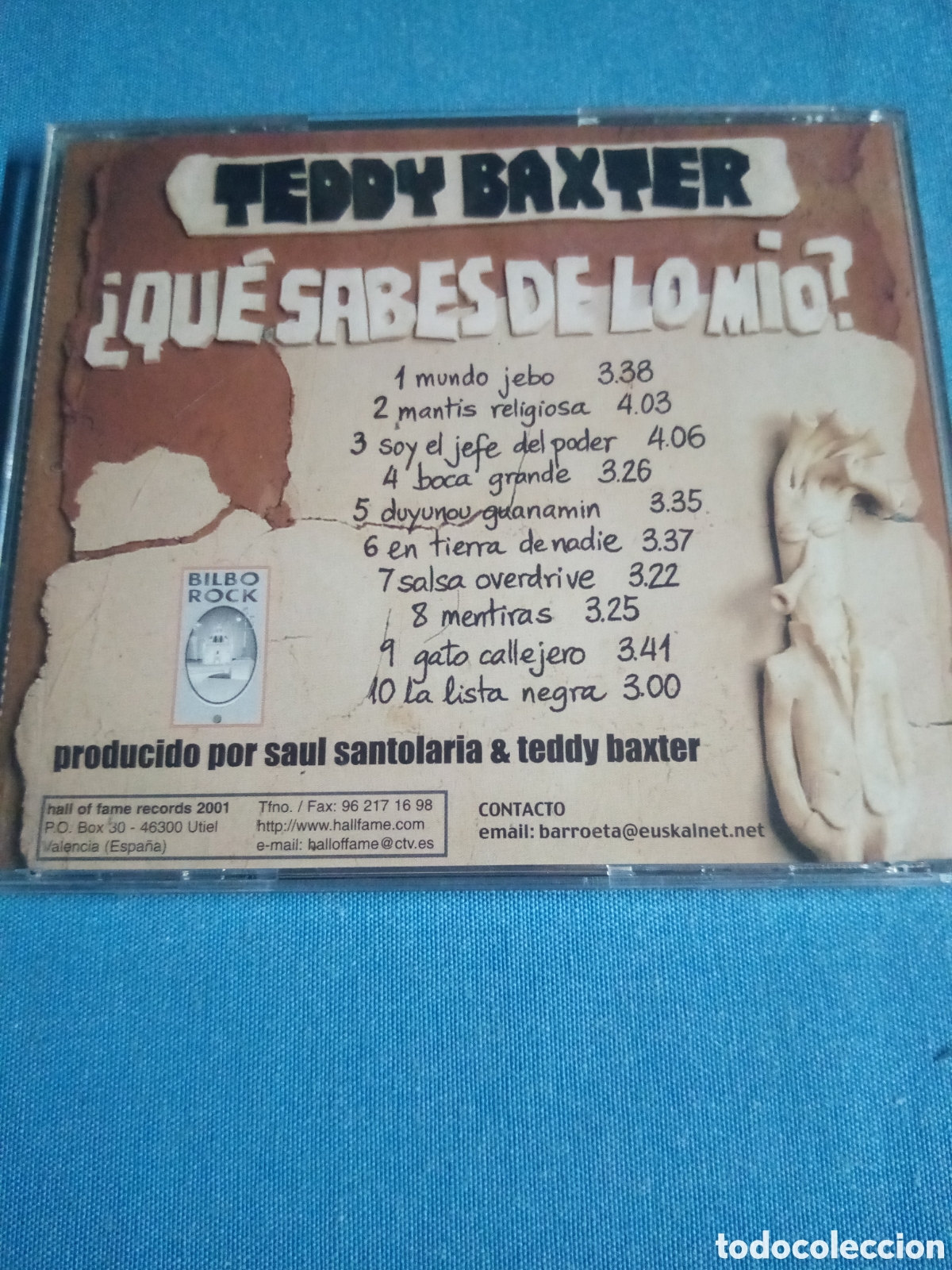 CDs de m&uacute;sica: CD TEDDY BASTER que sabes DE lo mio - Foto 2