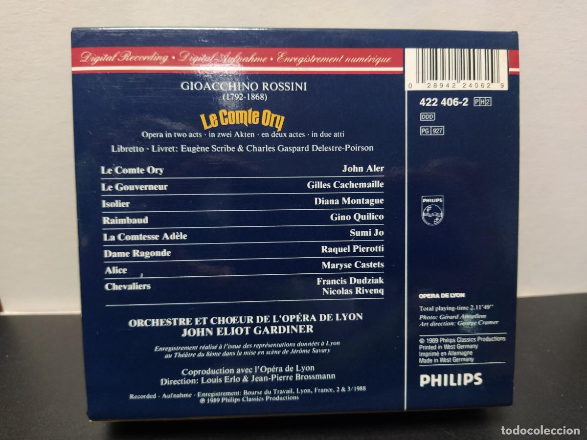 CDs de m&uacute;sica: Rossini - John Eliot Gardiner - Le Comte Ory (2xCD) - Foto 2