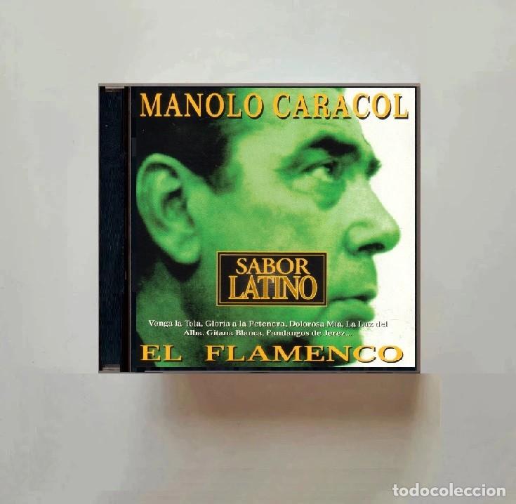CDs de m&uacute;sica: MANOLO CARACOL. EL FLAMENCO. ACOMPA&Ntilde;ADO A LA GUITARRA POR RICARDO Y PACO AGUILERA. CD.
