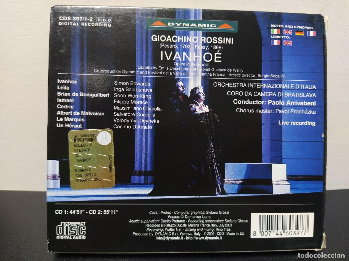 CDs de m&uacute;sica: Rossini - Paolo Arrivabeni - Ivanho&eacute; (2xCD) - Foto 2