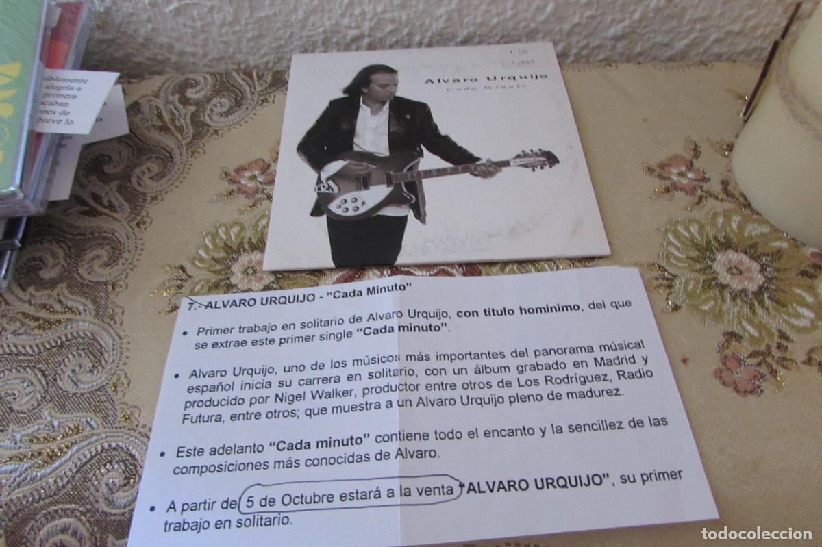 CDs de m&uacute;sica: ALVARO URQUIJO Cada minuto CD SINGLE CADENA 100