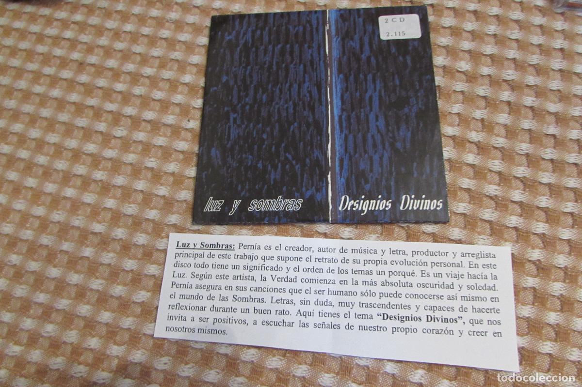 CDs de m&uacute;sica: LUZ Y SOMBRAS DESIGNIOS DIVINOS CD SINGLE CADENA 100