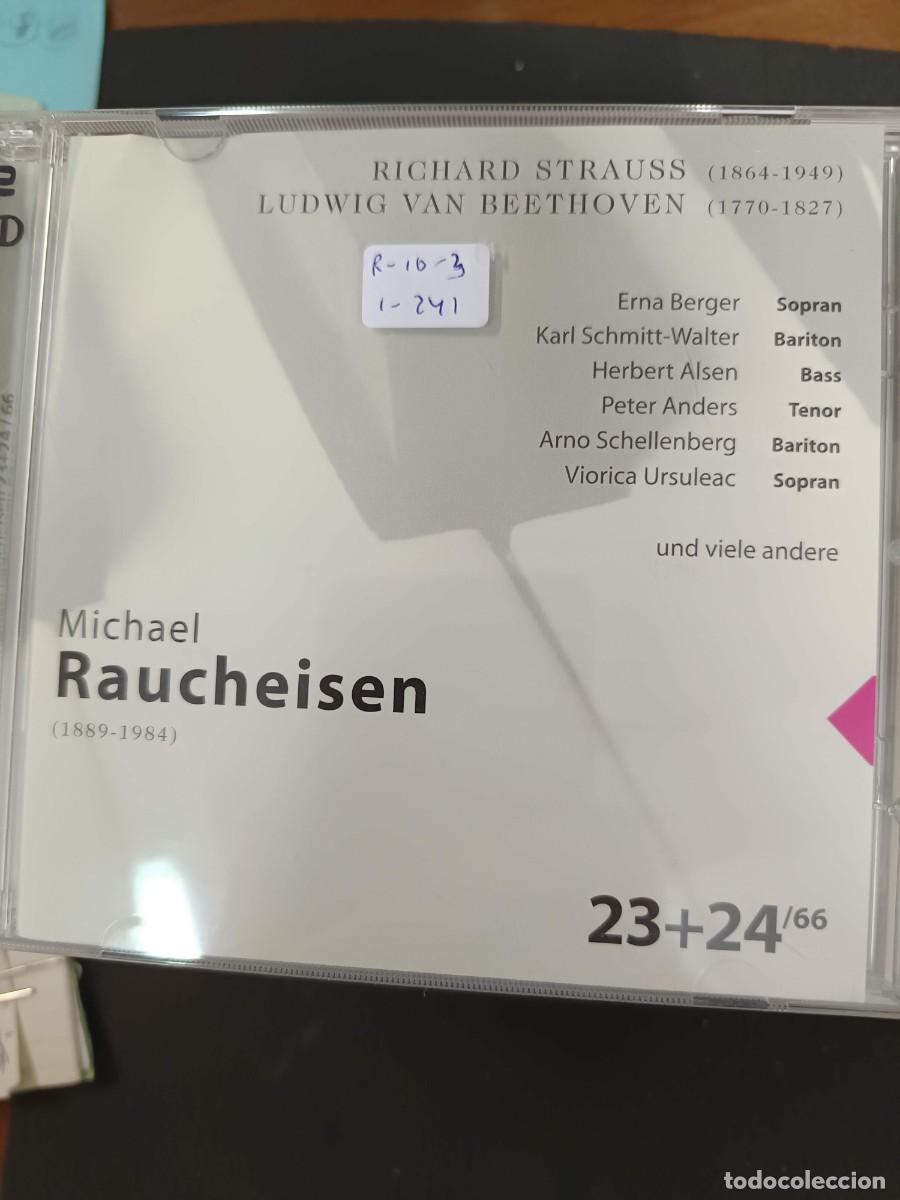 CDs de m&uacute;sica: 2 CD. RICHARD STRAUSS / LUDWIG VAN BEETHOVEN. LIEDER. PIANO: MICHAEL RAUCHEISEN.