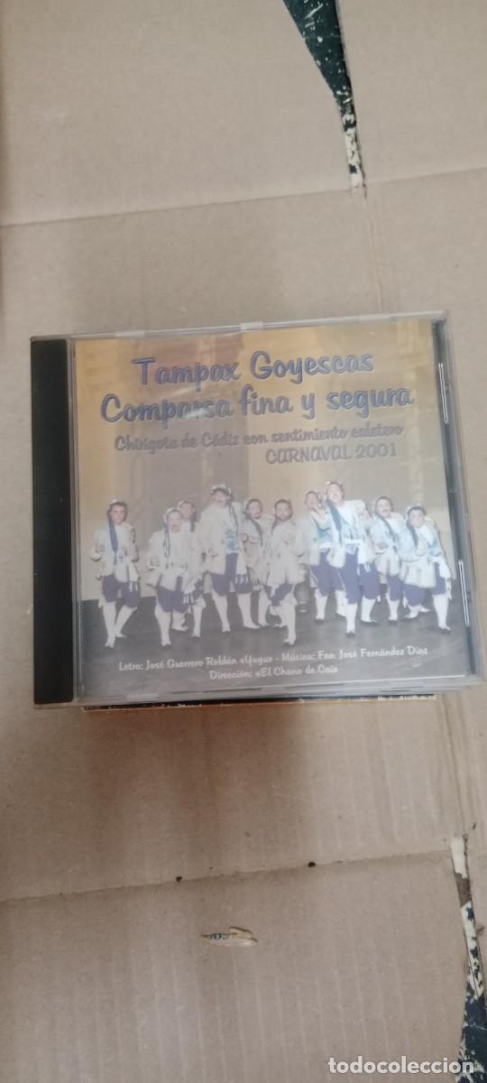CDs de m&uacute;sica: CHIRIGOTA YUYU TAMPAX GOYESCAS COMPARSA FINA Y SEGURA. CARNAVAL DE CADIZ CD MUSICA GG-HH33
