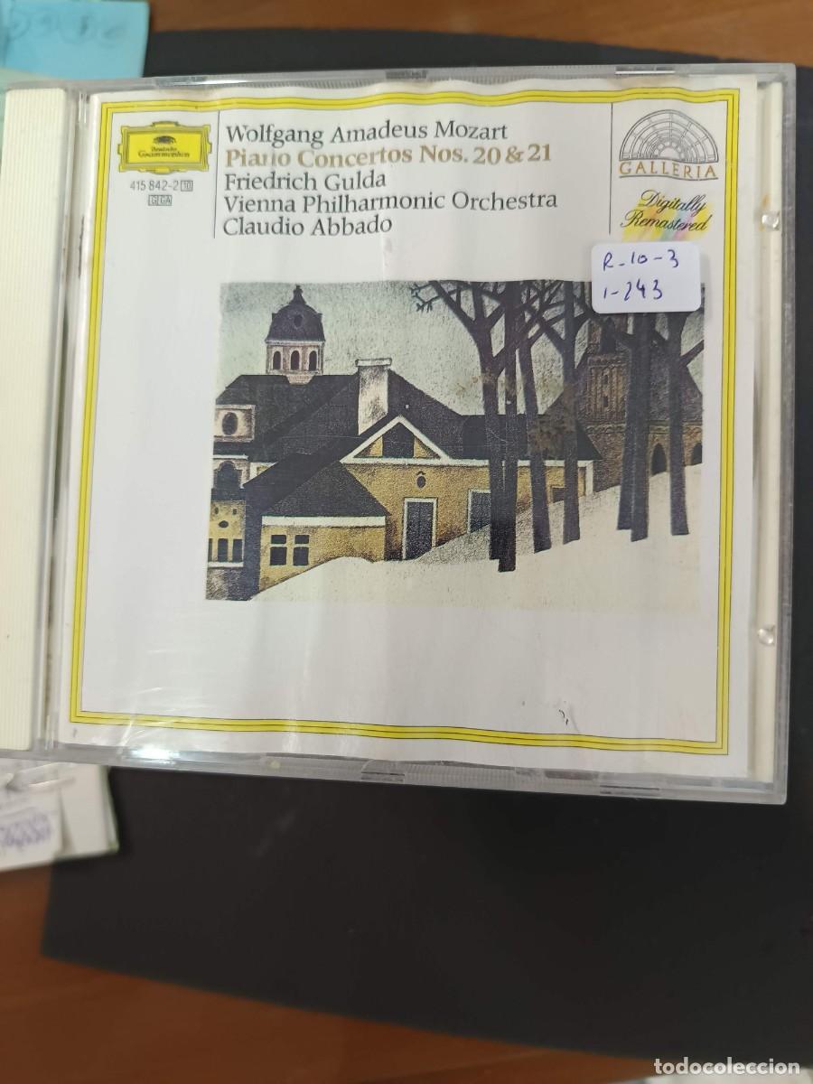 CDs de m&uacute;sica: MOZART: PIANO CONCERTOS N&ordm;S 20 & 21. PIANO: FRIEDRICH GULDA. DIR: CLAUDIO ABBADO. VIENNA PHILHARMONI