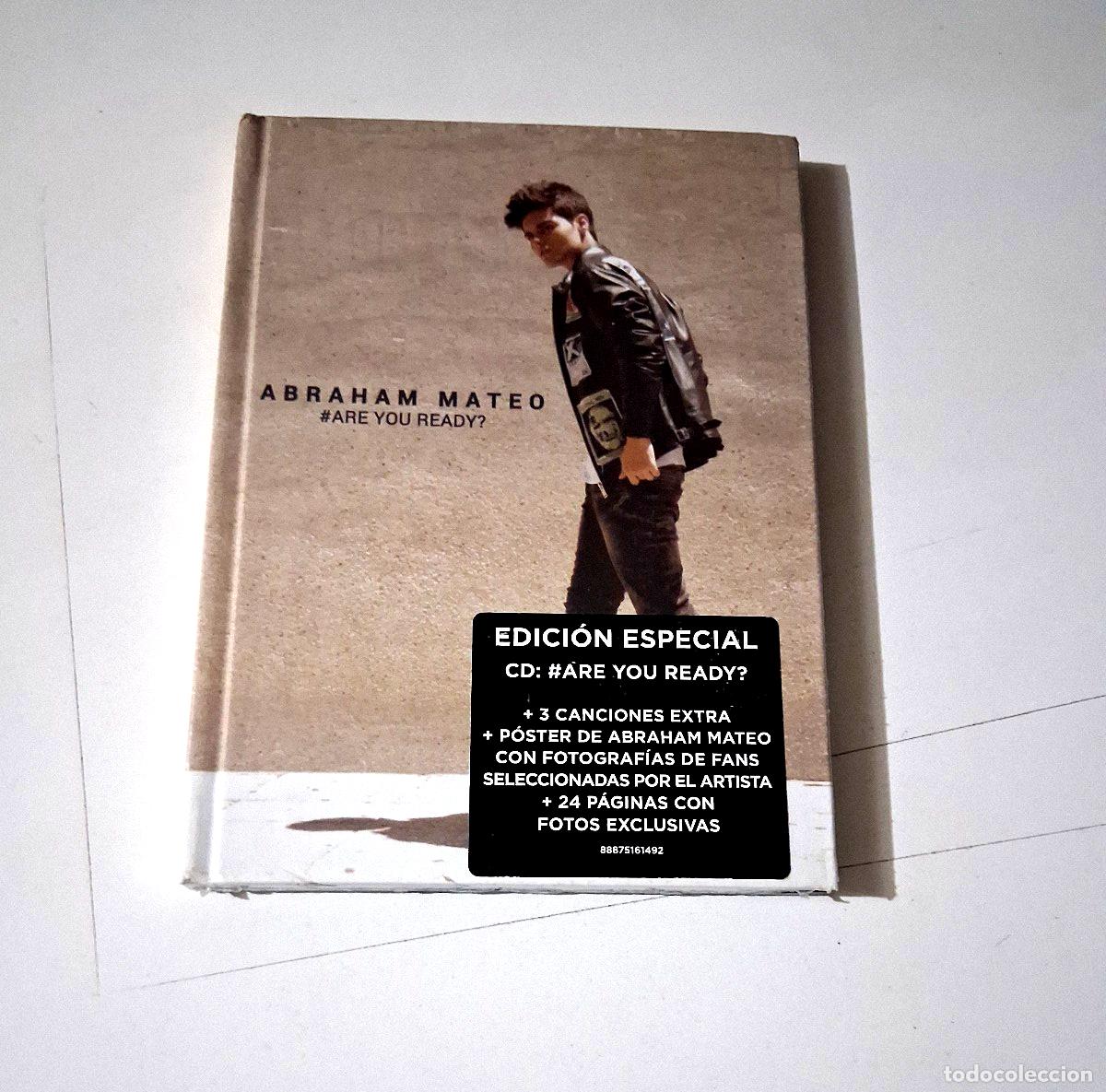 CDs de m&uacute;sica: ABRAHAM MATEO &rdquo;ARE YOU READY ? &rdquo; CD + LIBRO 15 TRACKS PRECINTADO SEALED ESPECIAL