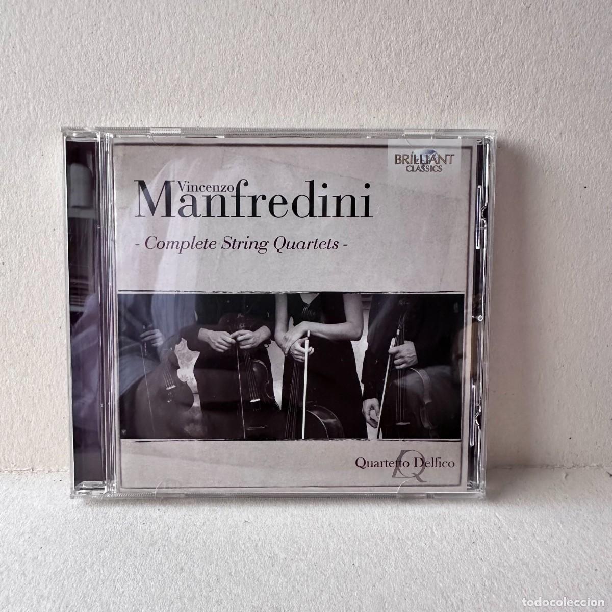 Music CDs: Manfredini - Quartetto Delfico - Complete String Quartets (CD)