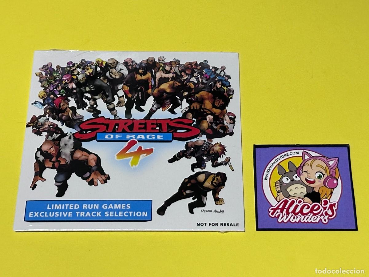 CDs de m&uacute;sica: Streets of Rage 4 Limited Run Games Exclusive Track Selection CD