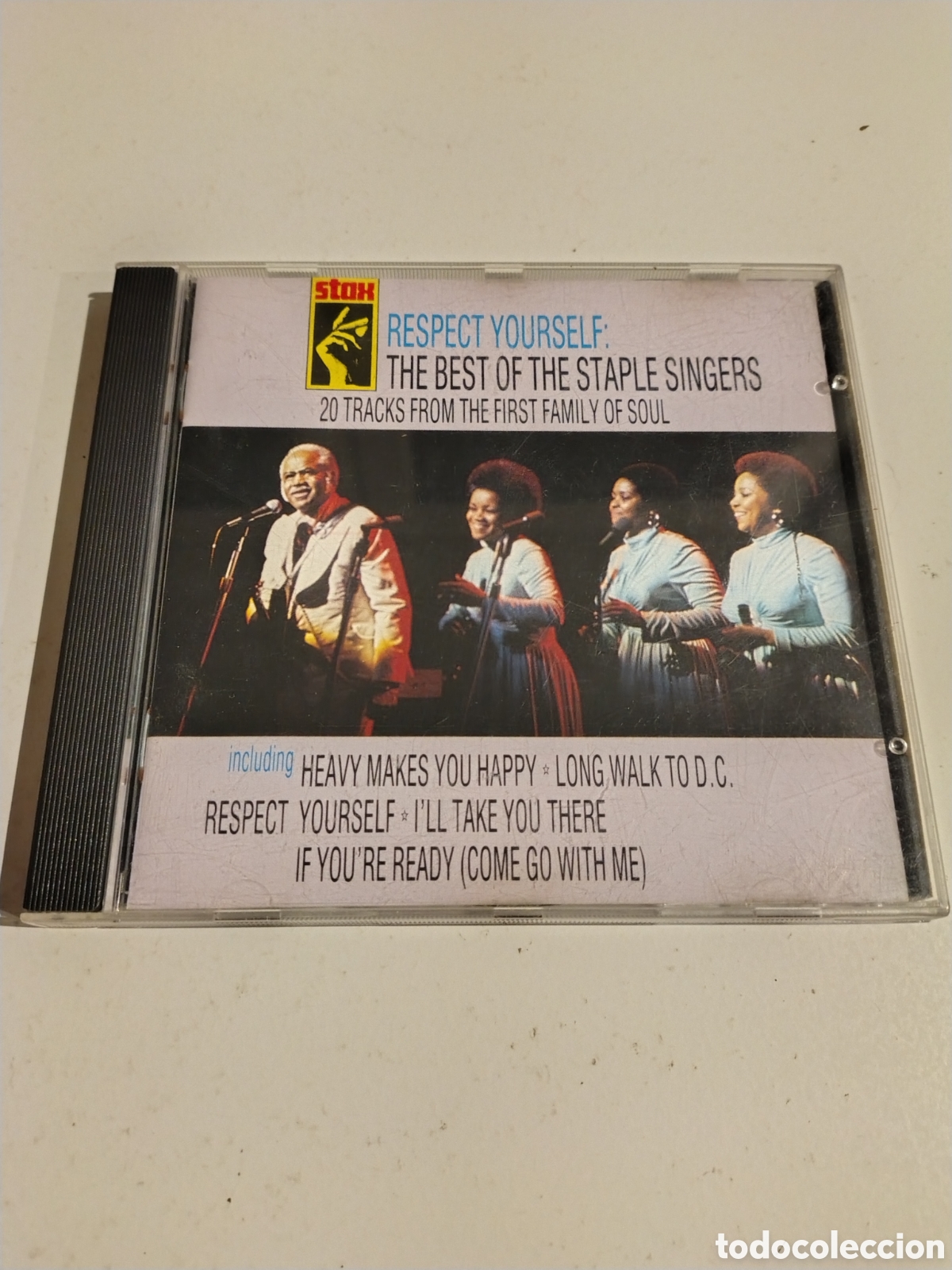 CDs de m&uacute;sica: THE STAPLE SINGERS Respect Yourself The Best Of ( 1987 STAX ACE )
