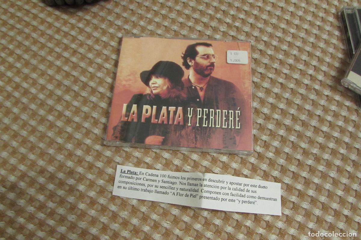CDs de m&uacute;sica: LA PLATA Y PERDERE CD SINGLE CADENA 100