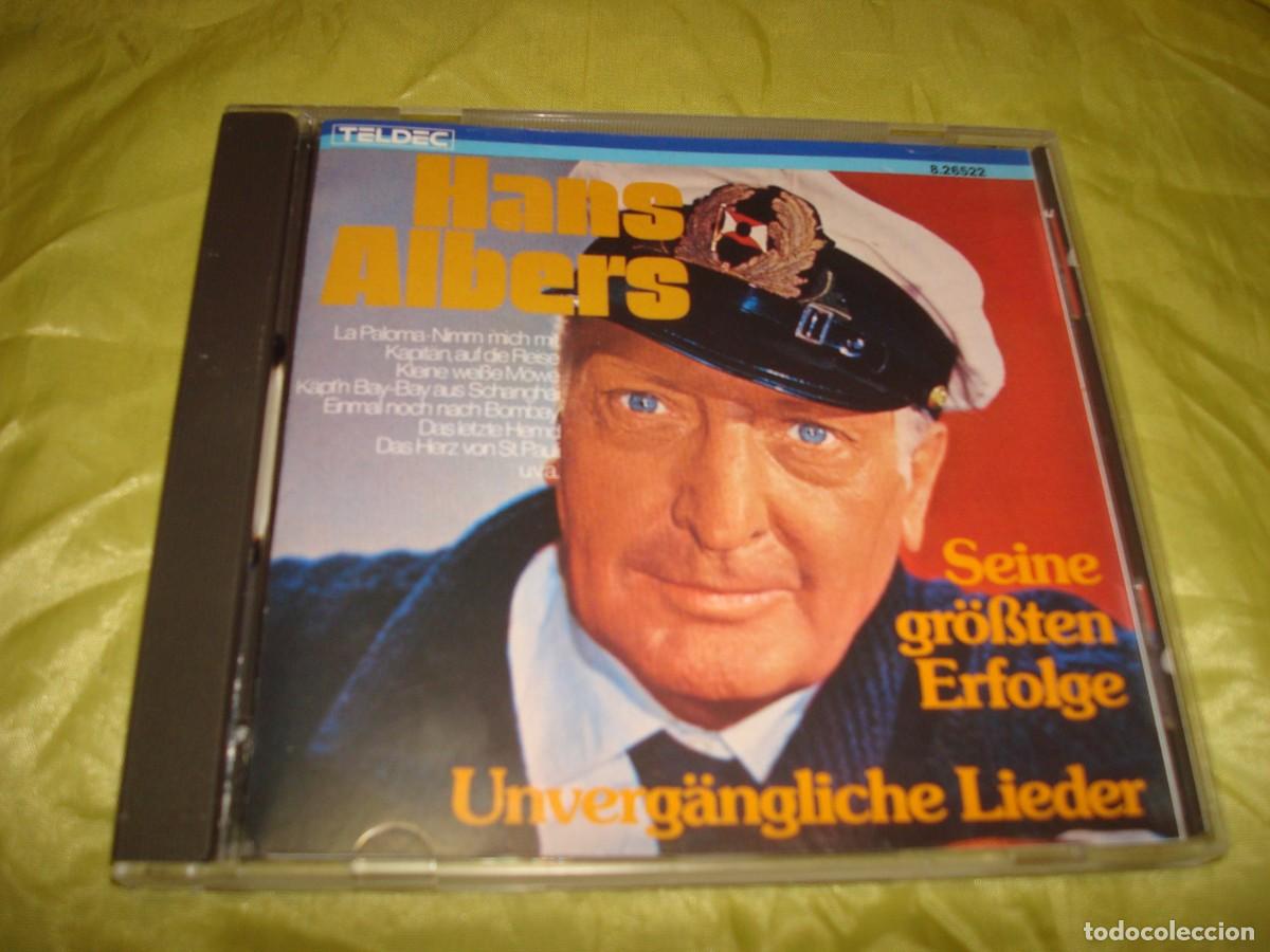 CDs de m&uacute;sica: HANS ALBERS. UNVER GANGLICHE LIEDER. CD. IMPECABLE(#)
