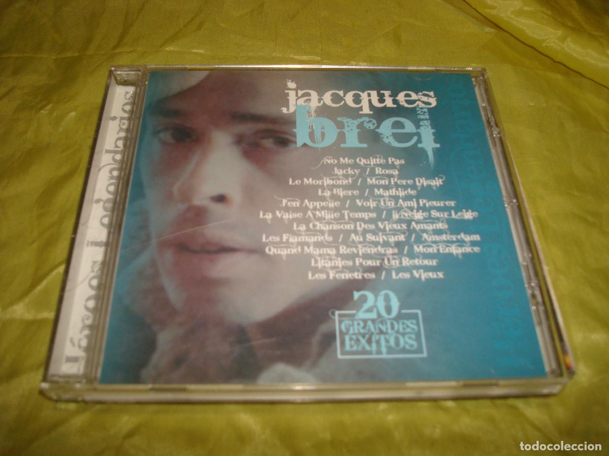 CDs de m&uacute;sica: JACQUES BREL. HEROES LEGENDARIOS. CD. IMPECABLE - Foto 1
