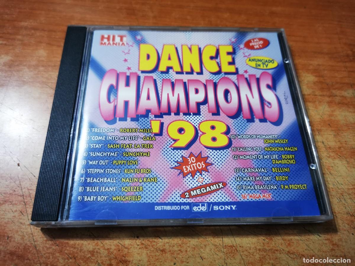 CDs de m&uacute;sica: DANCE CHAMPIONS' 98 CD ALBUM DEL A&Ntilde;O 1998 GALA ROBERT MILES SQEEZER CONTIENE 16 TEMAS