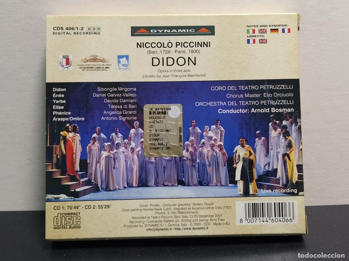 CDs de m&uacute;sica: Piccinni - Arnold Bosman - Didon (2xCD) - Foto 2