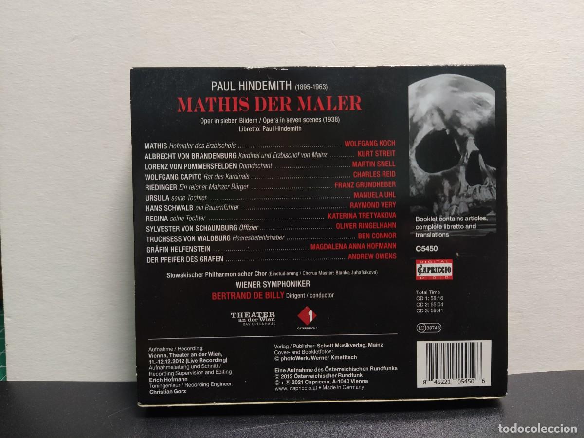 CDs de m&uacute;sica: Hindemith - Bertrand de Billy - Mathis Der Maler (3xCD) - Foto 2