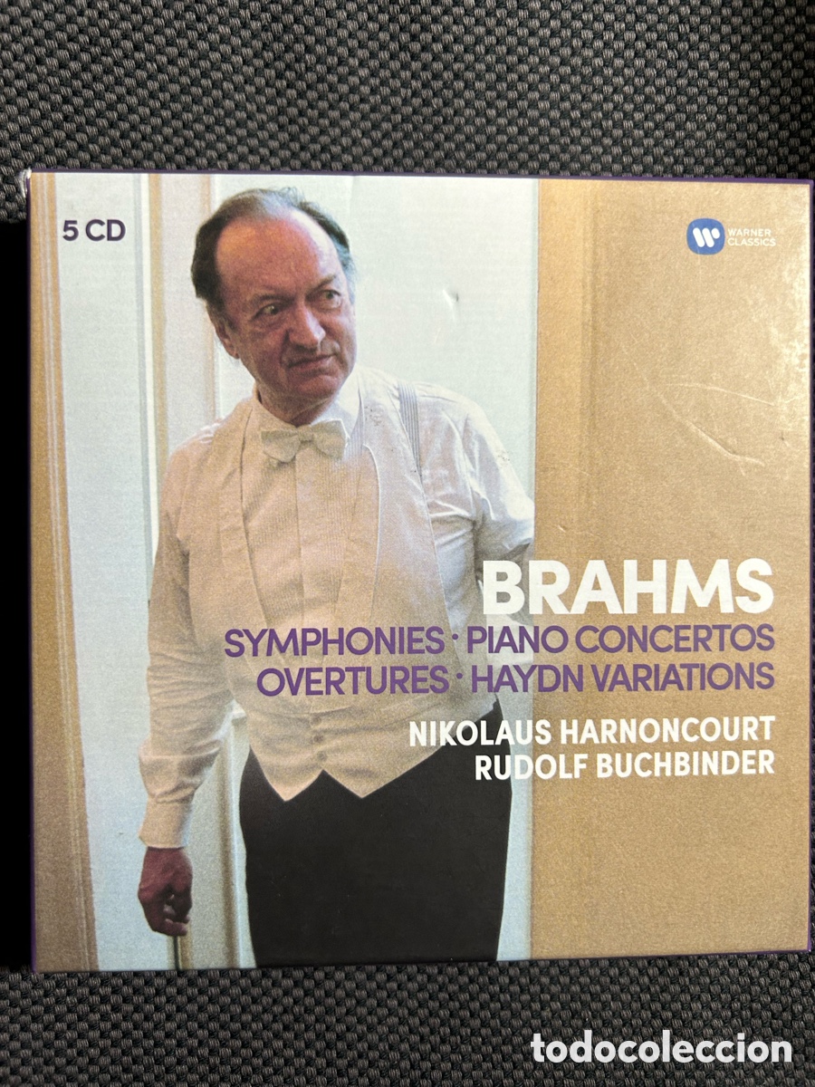 CDs de m&uacute;sica: BRAHMS-SYMPHONIES-PIANO CONCERTOS-OVERTURES-HAYDN VARIATIONS