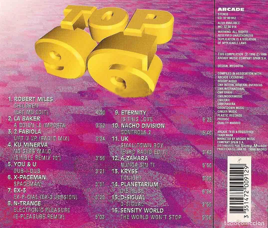 CDs de m&uacute;sica: top 96 [1996] arcade - Foto 2