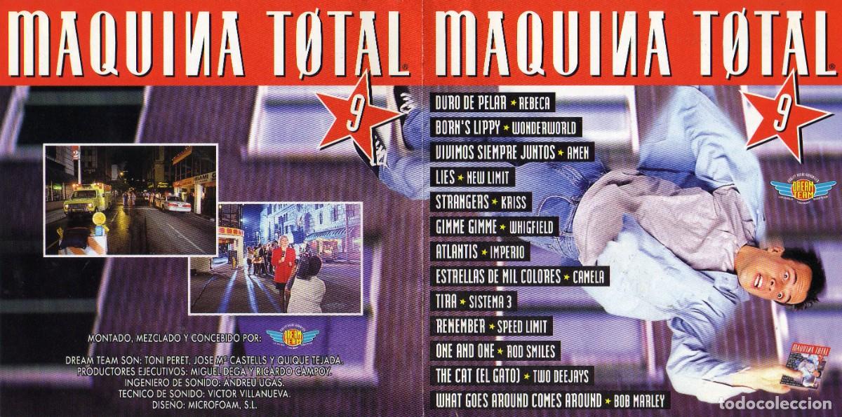 CDs de m&uacute;sica: maquina total 9 [1996] max music