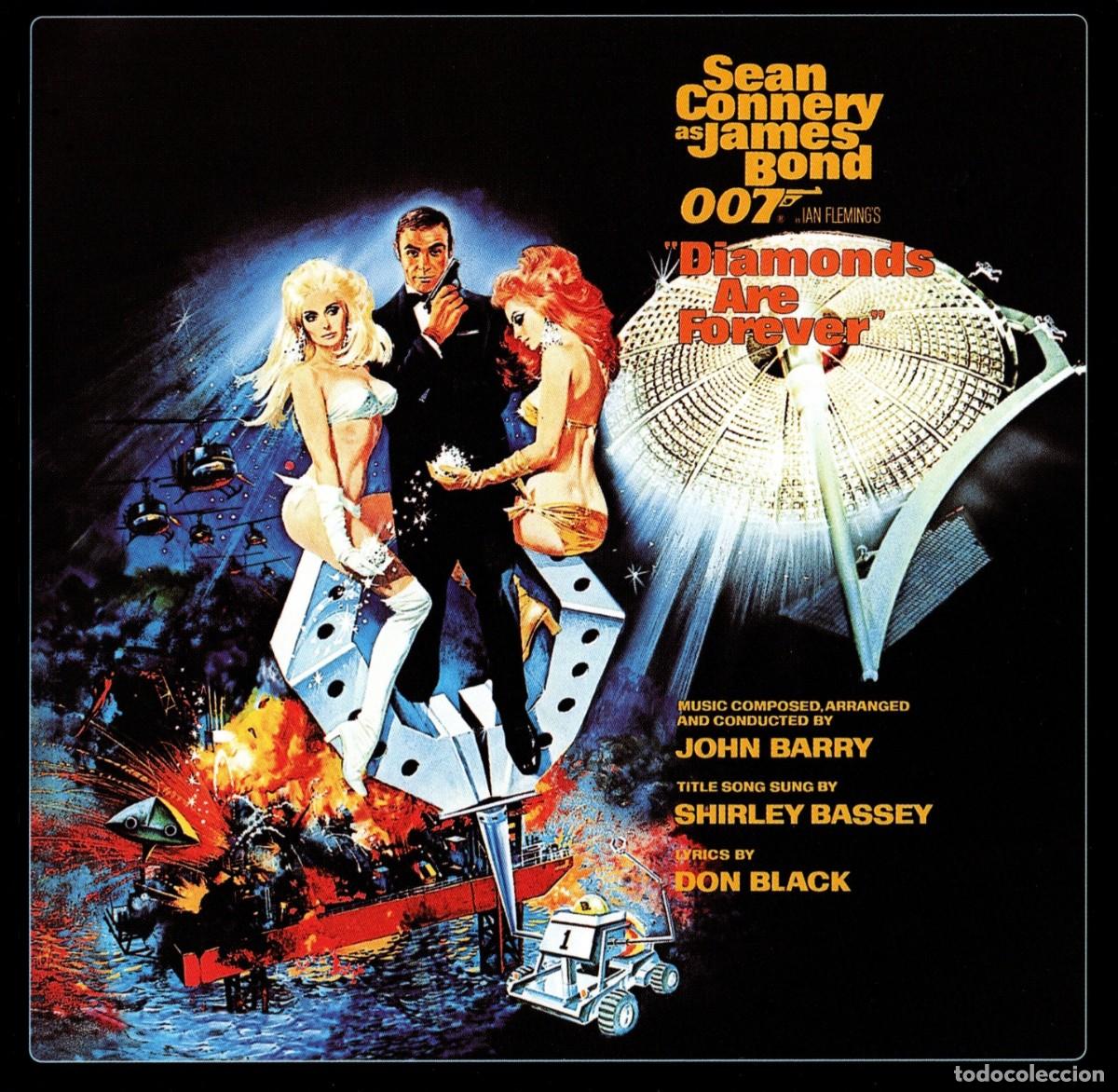 Music CDs: John Barry - Diamonds Are Forever (Diamantes para la eternidad) - BSO Remastered - CD Capitol, 2003