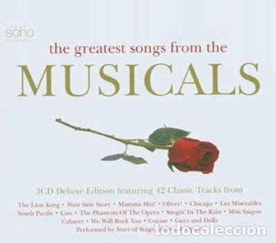 CDs de m&uacute;sica: The Greatest Songs from the Musicals- 0698458150622