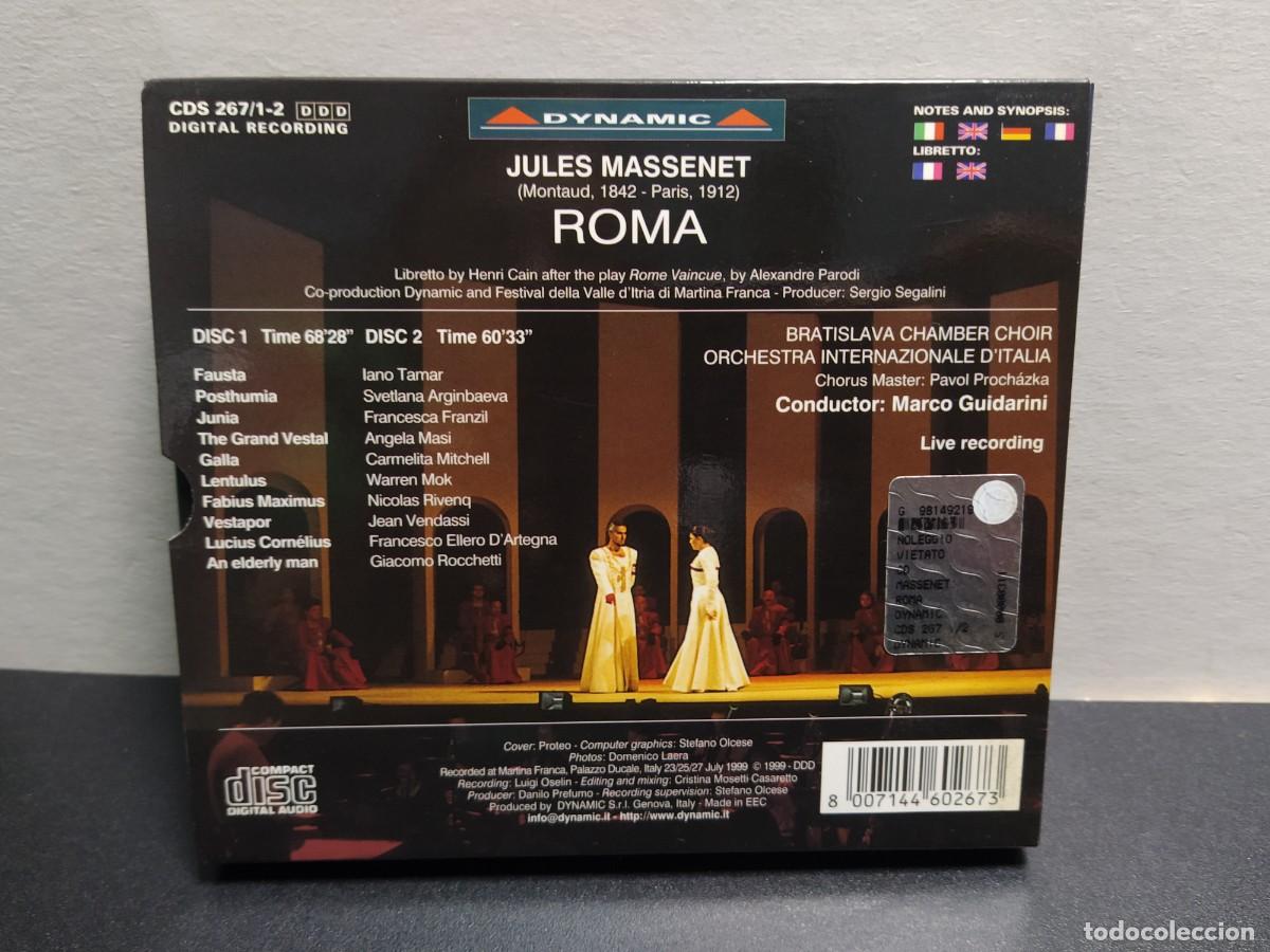 CDs de m&uacute;sica: Massenet - Guidarini - Roma (2xCD) - Foto 2