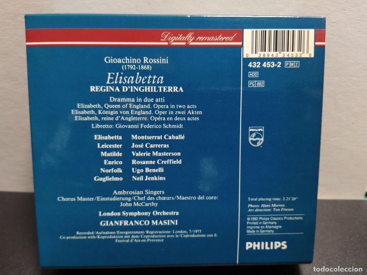 CDs de m&uacute;sica: Rossini - Gianfranco Masini - Elisabetta (2xCD) - Foto 2