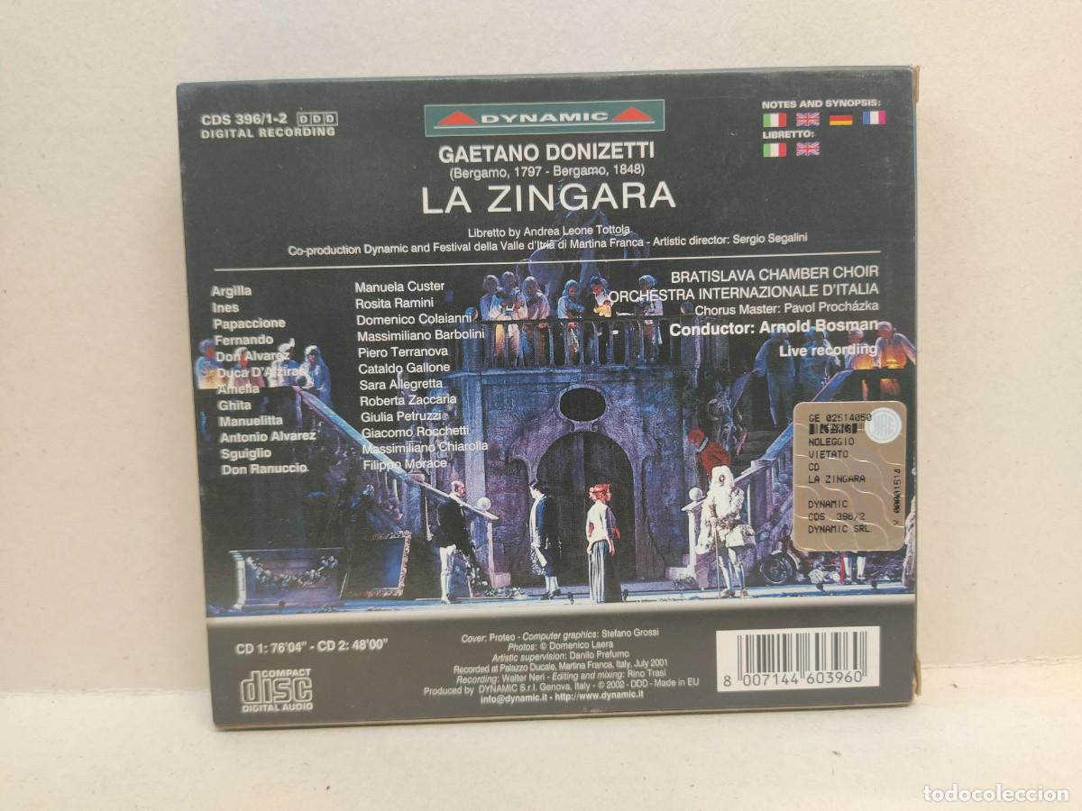 CDs de m&uacute;sica: Donizetti - Arnold Bosman - La Zingara (2xCD) - Foto 2