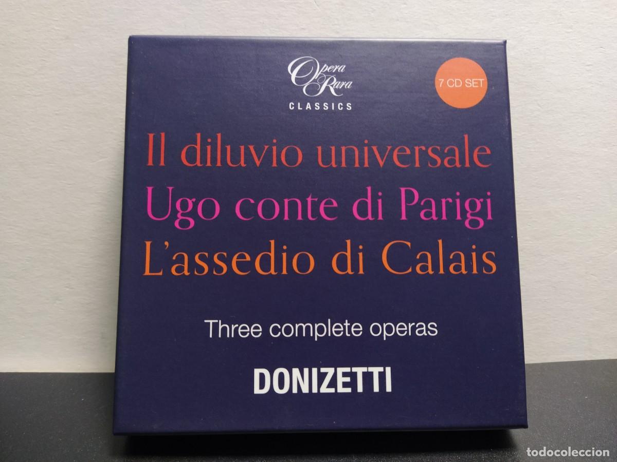 Musik-CDs: Donizetti - Il Diluvio Universale / Ugo Conte Di Parigi / L'Assedio Di Calais (7xCD)